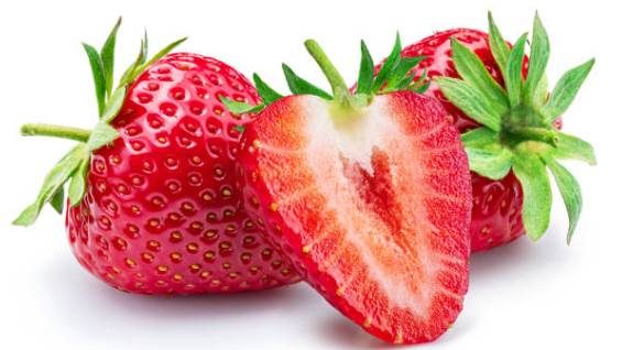 fresas cortadas